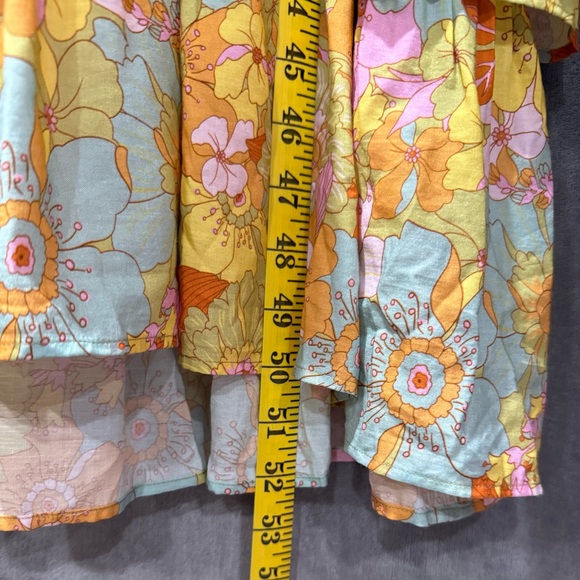 Show Me Your Mumu Cait Midi Dress Size XS In Groovy Blooms - Picture 6 of 8